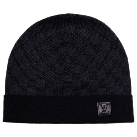 black and white and gray louis vuitton hoodie and beanie